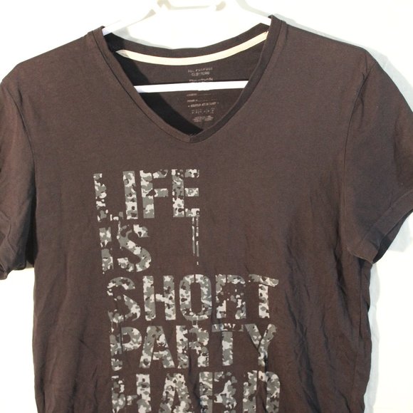 Reebok Life Is Short Party Hard Printed T-Shirt - Picture 2 of 4